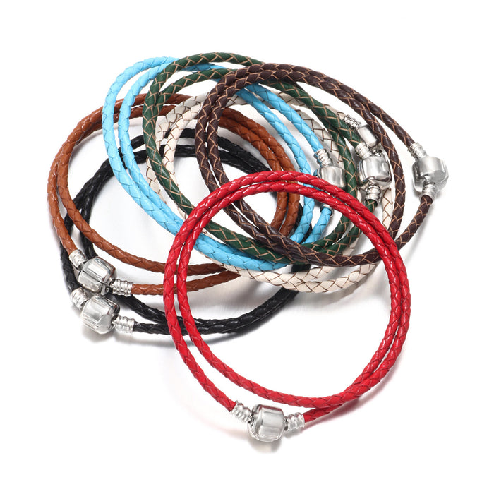 Wholesale Braided Leather Bracelet JDC-BT-QiN010