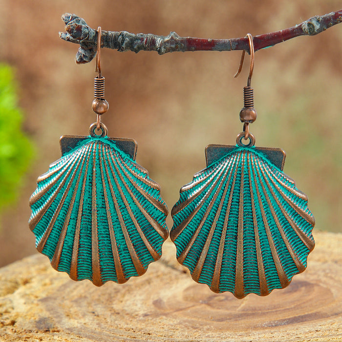 Wholesale Bohemian Hollow Alloy Earrings Vintage Leaf Flower Design Fashion Accessory MOQ≥2