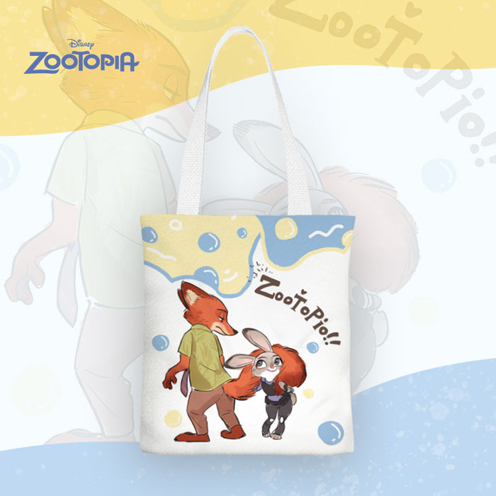 Wholesale Cartoon-patterned canvas shoulder bags