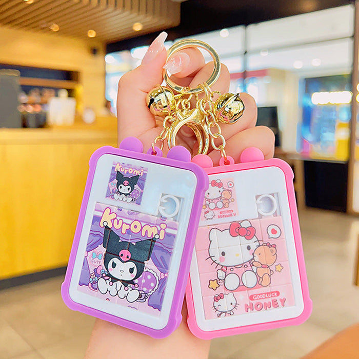 Wholesale Cartoon Handheld Jigsaw Puzzle Game Keychain JDC-KC-KuM013