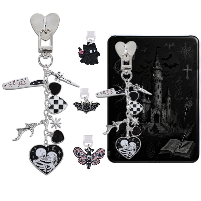Wholesale Valentine' s Day pendant,  bow,  phone dust plug,  heart-shaped stand