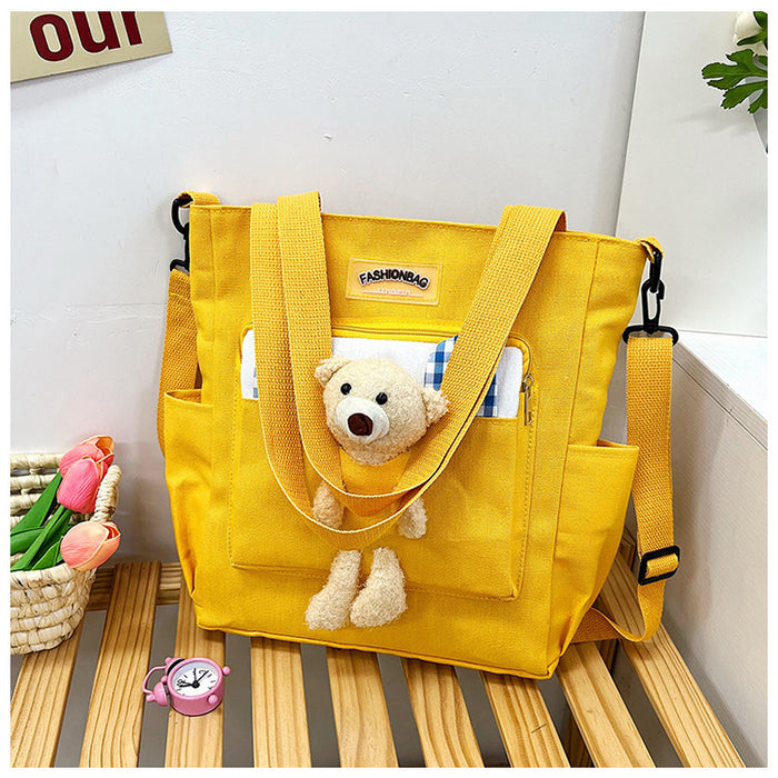 Wholesale Fashionable Simple Canvas Shoulder Bag