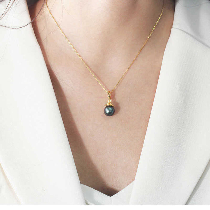 Wholesale DIY pearl accessories, pure silver heart-shaped hollow pendant, empty holder, fashionable, exquisite, simple, versatile for commuting