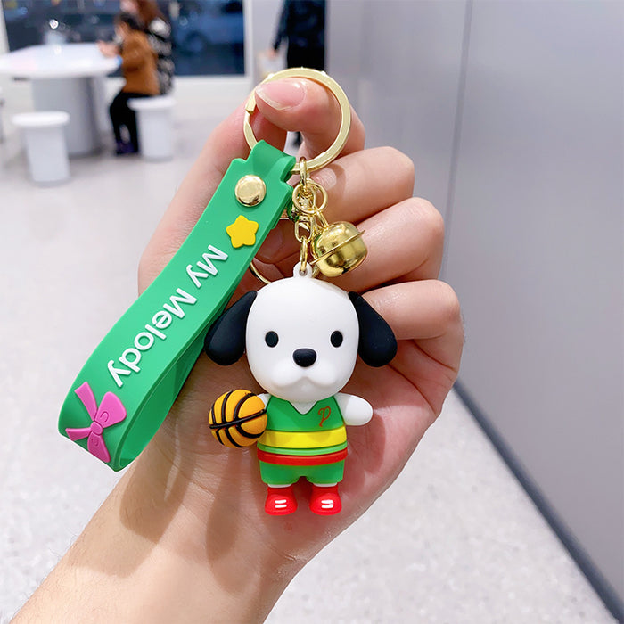 Wholesale PVC Cartoon Doll Keychain JDC-KC-NLu019