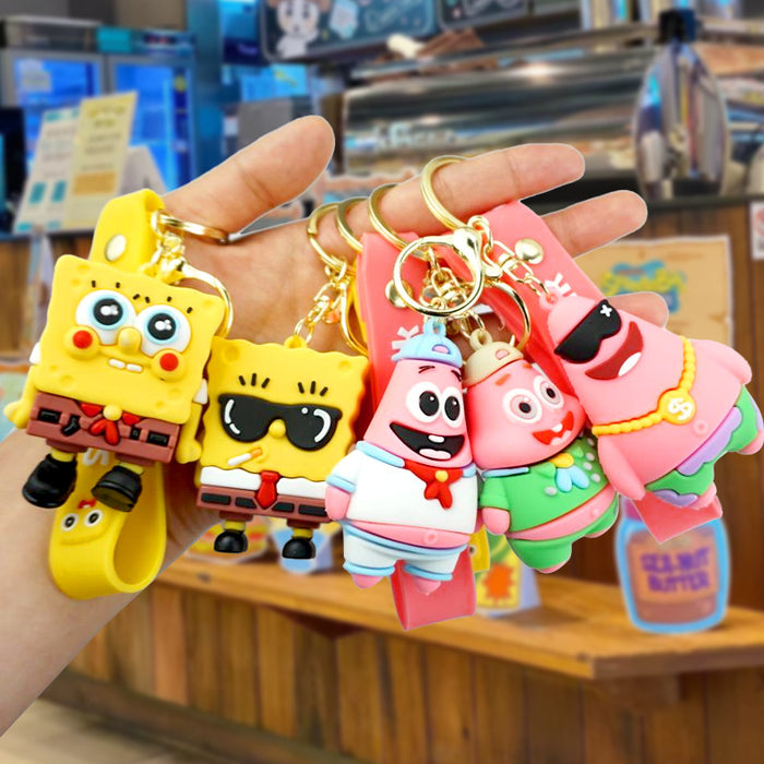 Wholesale  Keychain Cute Cartoon Couple Pendant Girl School Bag