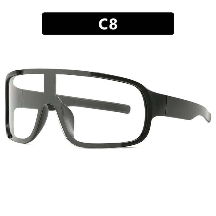 Wholesale Mountaineering and cycling glasses, personalized one-piece large frame goggles, windproof and sunscreen sunglasses