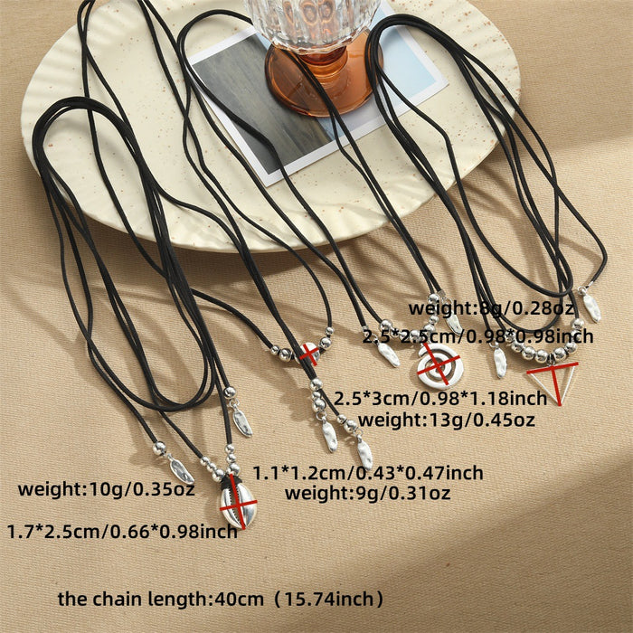 Wholesale Hollow Triangle Alloy Necklace JDC-NE-NanHuai004