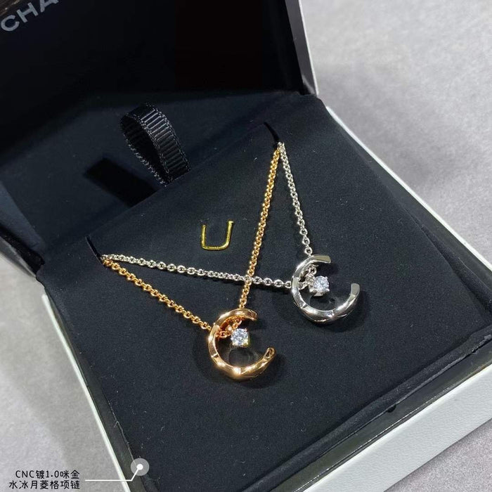 Wholesale Diamond collarbone pendant necklace