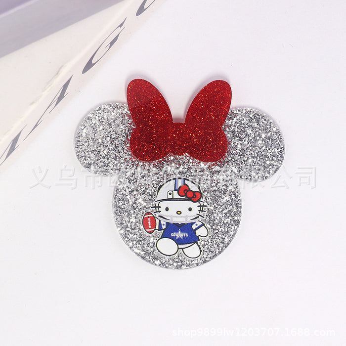 Wholesale 10pcs Cartoon Acrylic DIY Patch Accessories JDC-FK-OuYie015