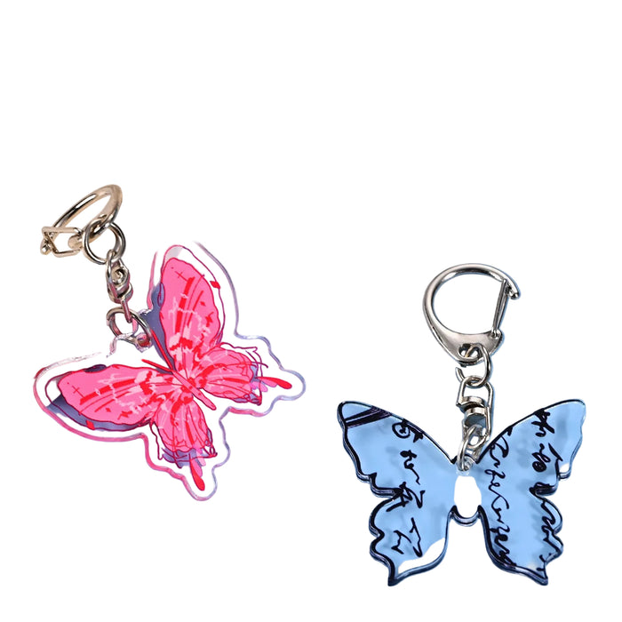 Wholesale New Chinese Style Acrylic Butterfly Keychain