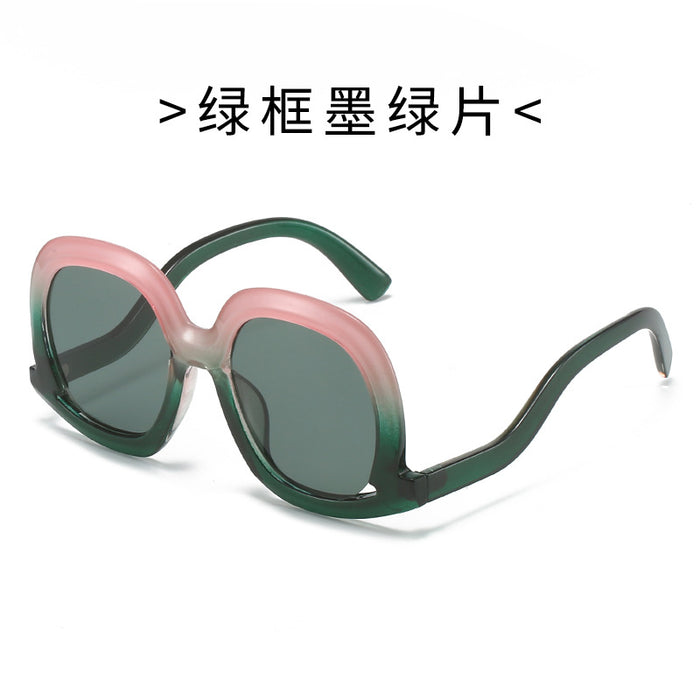 Wholesale New trendy sunglasses, retro large frame sunglasses, sunglasses