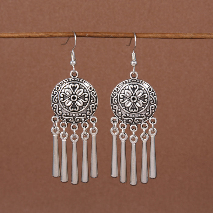 Wholesale Alloy Tassel Long Earrings JDC-ES-Gumi005