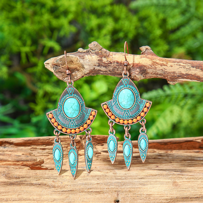 Wholesale Bohemian Tassel Earrings Zinc Alloy Jewelry Accessory MOQ≥2