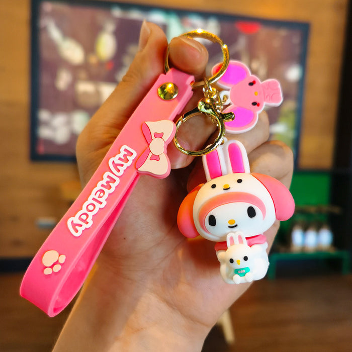 Wholesale Cartoon Doll Silicone Keychain JDC-KC-Tingm139