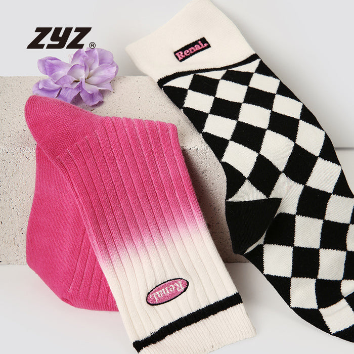 Wholesale Simple Cotton Middle Tube Socks JDC-SK-Xinz002