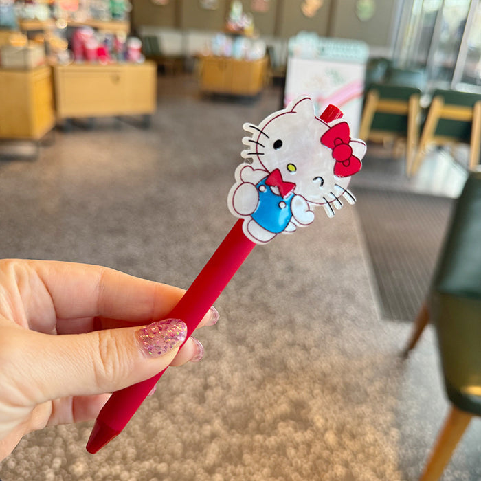Wholesale Cute Cat Sweet Acrylic Gel Pen Korean Style Cute pen