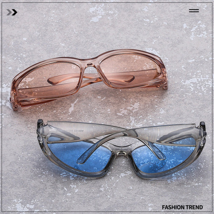 Wholesale Personalized punk glasses for travel, cycling, street photography, sunglasses