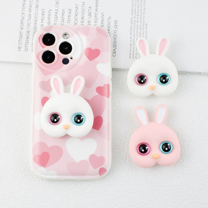 Wholesale Cartoon heterochromatic rabbit phone stand
