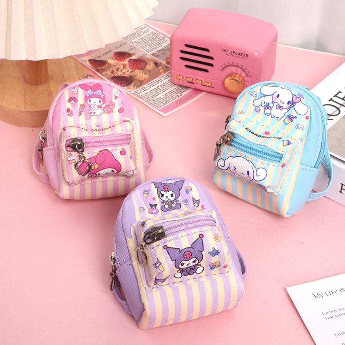Wholesale Leather coin purse student portable mini key bag cartoon cute