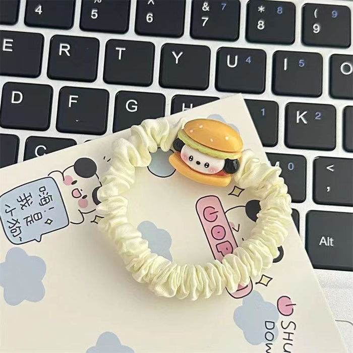 Wholesale Cartoon Cute Fabric Hair Ties JDC-HS-Weiye004