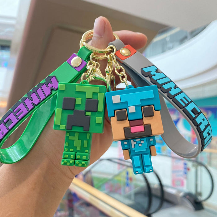 Wholesale game keychain couple keychain doll