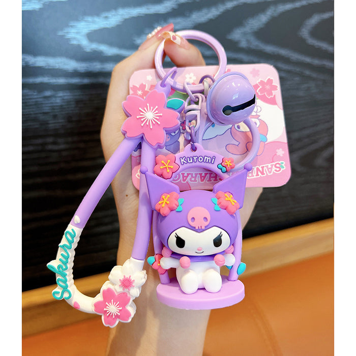 Wholesale PVC Cartoon Doll Swing Keychain (S) JDC-KC-WoA009