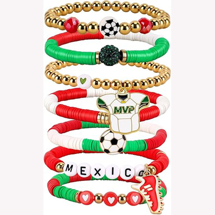 Wholesale 2pcs World Cup Bracelets from Various Countries
