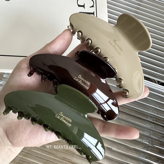 Wholesale Maillard grip clip France gold standard brown hair grip plate hair shark clip large