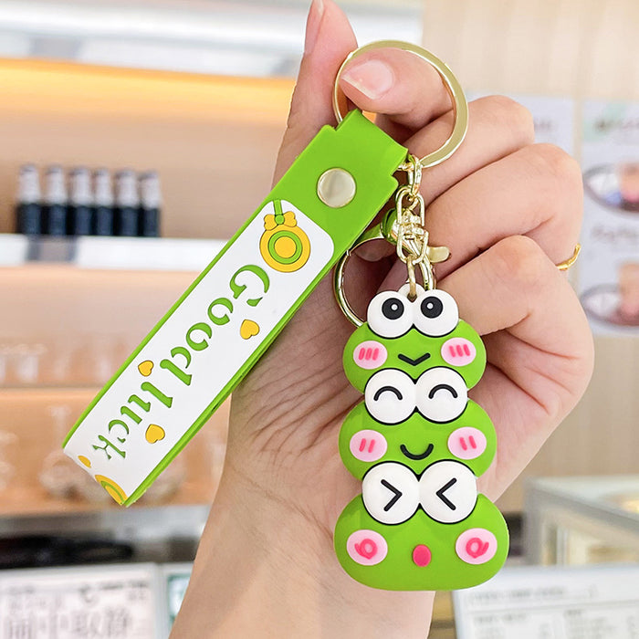 Wholesale Cartoon Doll Silicone Keychain JDC-KC-Benxin030