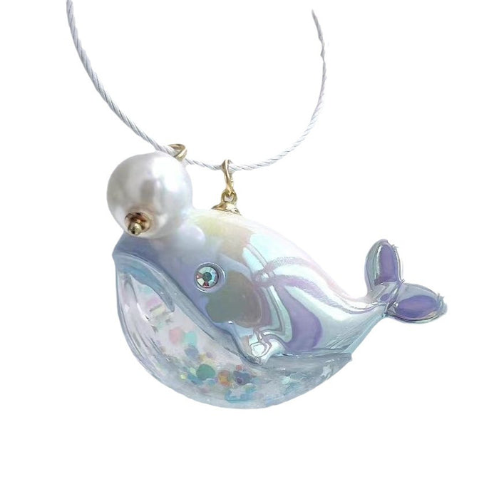 Wholesale whale pendant keychain