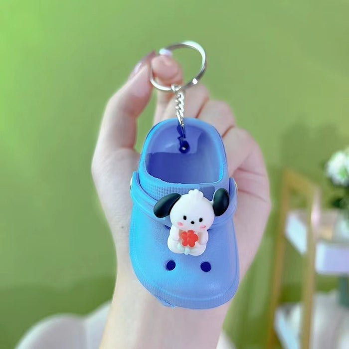 Wholesale of Mini Hole Shoes PVC Keychains (S) JDC-KC-LuoYan001