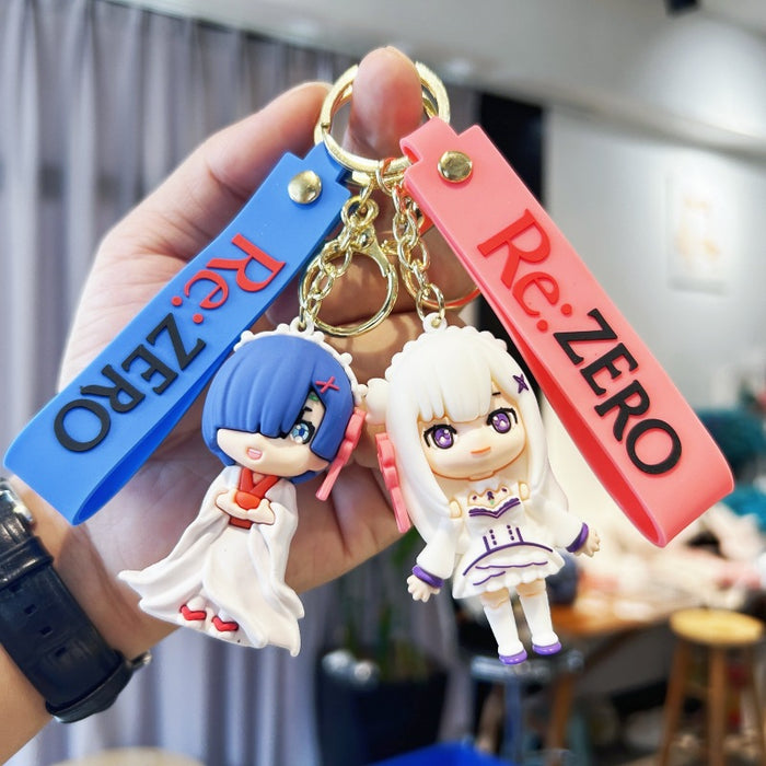 Wholesale PVC Cartoon Doll Keychain JDC-KC-WuYi174