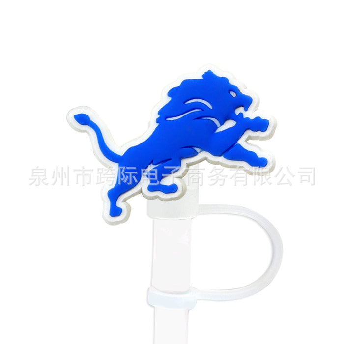 Wholesale 10pcs Silicone American Football Straw Cover JDC-SCR-KuaJ010