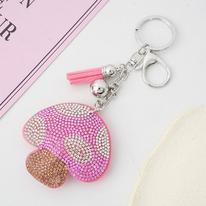 Wholesale Creative Mushroom Zinc Alloy Keychains