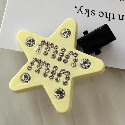 Wholesale Cute Colorful Five-pointed Star Dopamine Hair Clips JDC-HC-Shuy002