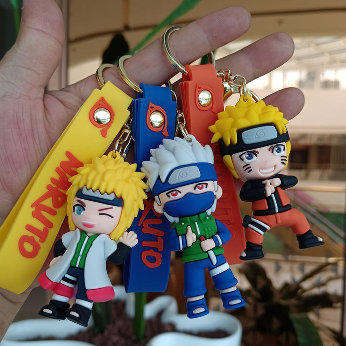 Wholesale Cartoon Silicone Anime Keychain JDC-KC-YiChang035