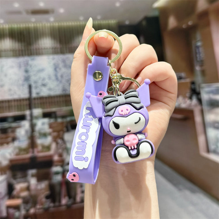 Wholesale Cartoon Silicone Doll Keychain JDC-KC-HaoXi007