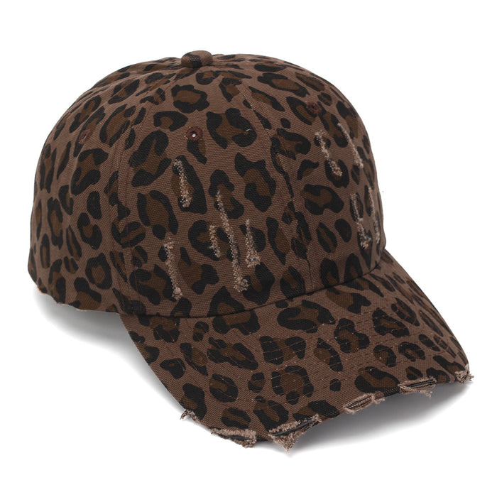 Wholesale Leopard Print Baseball Cap Casual Summer Fashion Accessory Gift Boutique