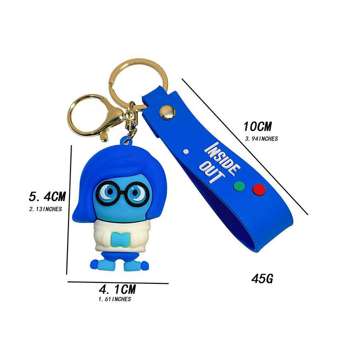 Wholesale Soft PVC Cartoon Keychain Bag Charm Car Key Accessory for Gift