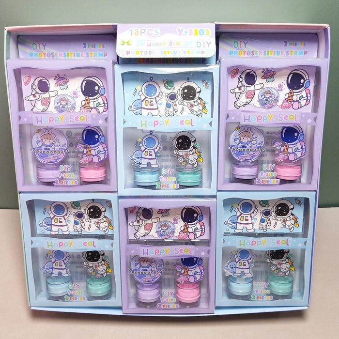 Wholesale Plastic Random One Cartoon Acrylic Seal Photosensitive Seal (F) JDC-SE-FangK001