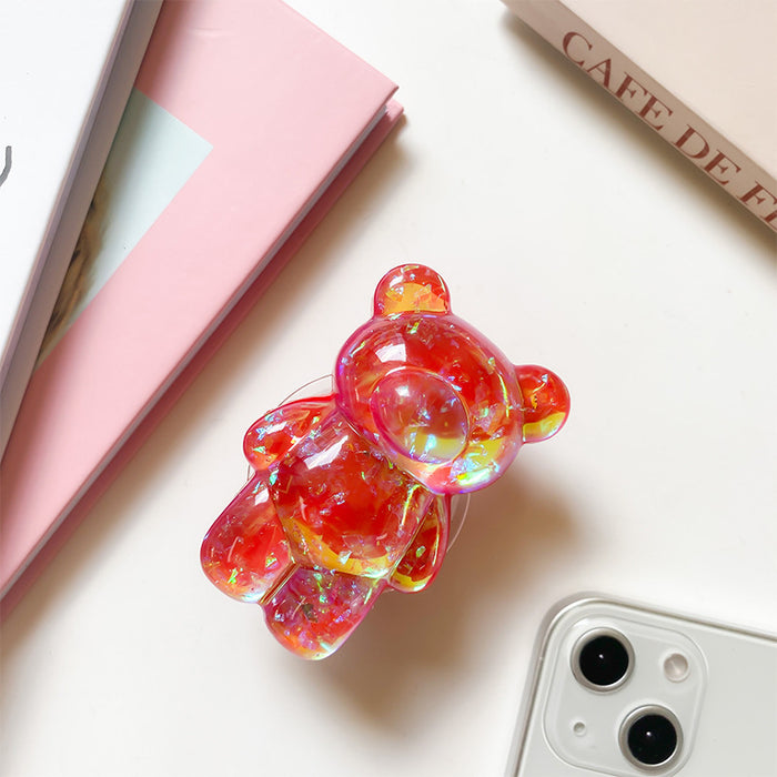 Wholesale 3D Holographic Bear Pop-out Phone Grips