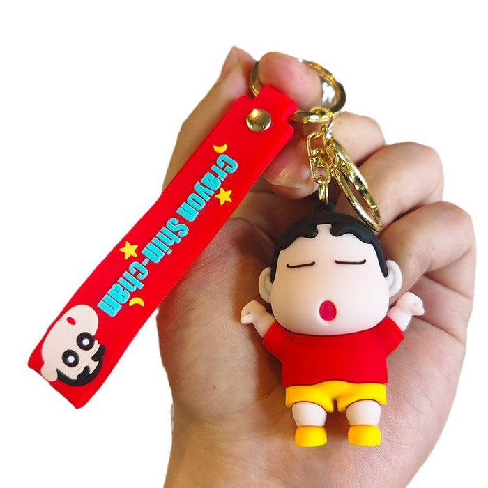 Wholesale Cartoon Silicone Doll Keychain JDC-KC-Tingm282