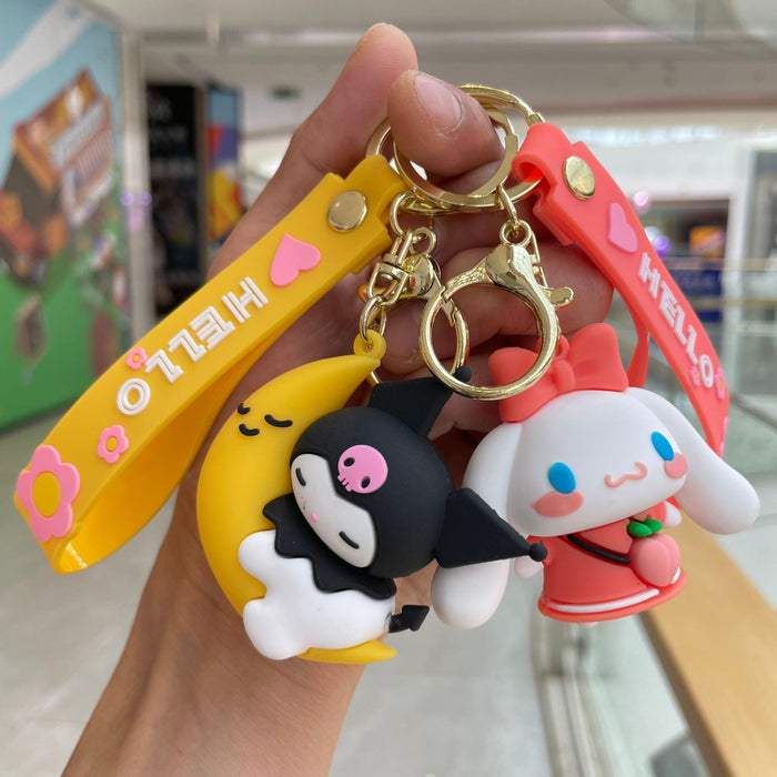 Wholesale Keychain Cute Doll Bag Pendant Car Keychain Ring