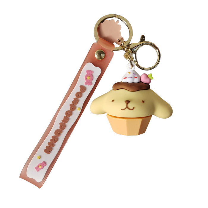 Wholesale Cartoon Silicone Doll Keychain JDC-KC-ZhuoRan016