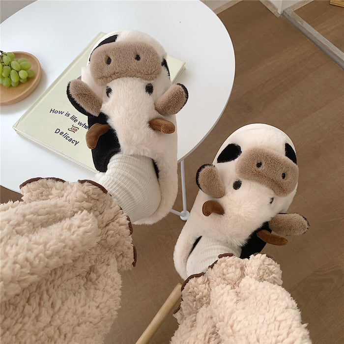 Wholesale Warm Plush Slippers JDC-SP-RongHe009