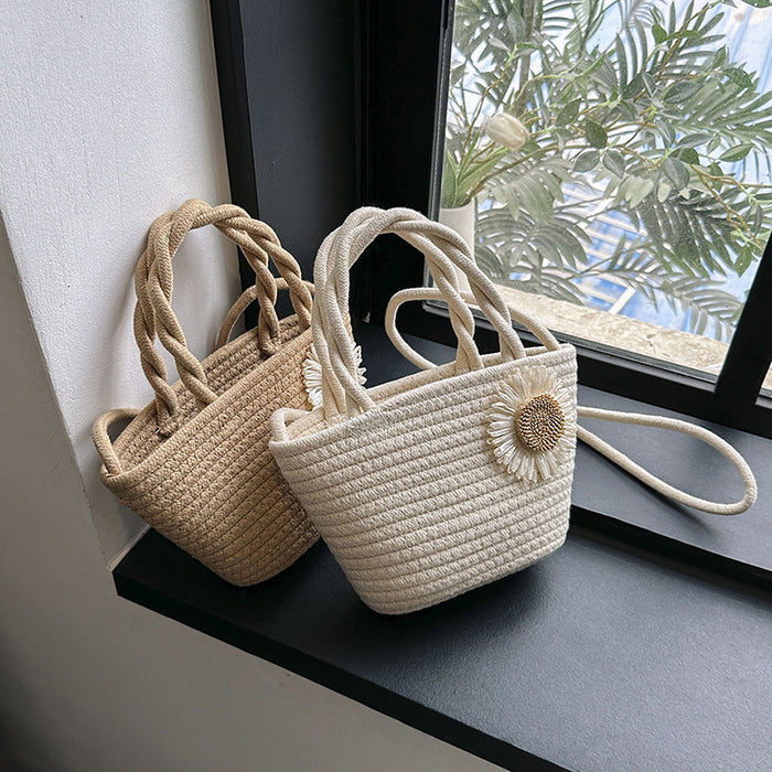 Wholesale Rural Style Hand-woven Bag Eco-friendly Handbag JDC-SD-ShengShi008