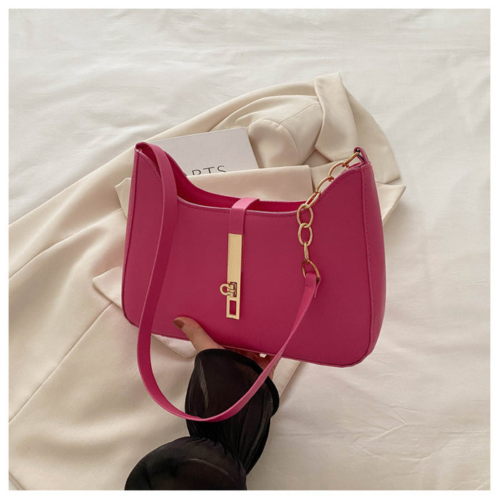 Wholesale Lock Popular Fashion Underarm Small Square Women's Bag JDC-SD-HT028