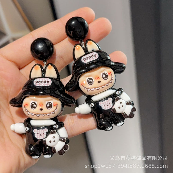 Wholesale Handmade fashionable silver needle personalized earrings and ear clips