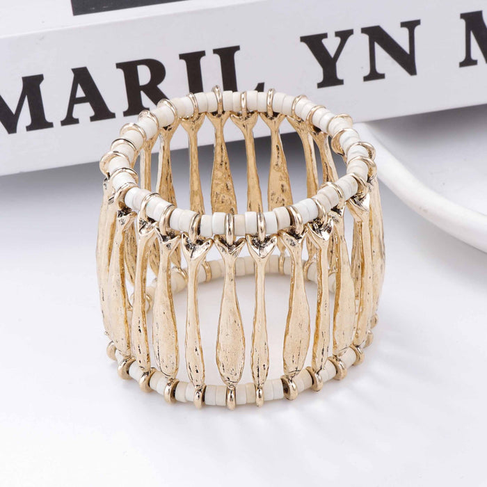 Wholesale Leisure Style Alloy Long Fish Hollow Loosen Casual Bracelet