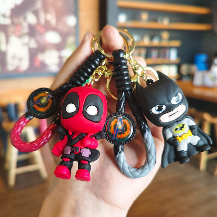 Wholesale Cartoon Doll Rubber Keychain JDC-KC-Tingm014